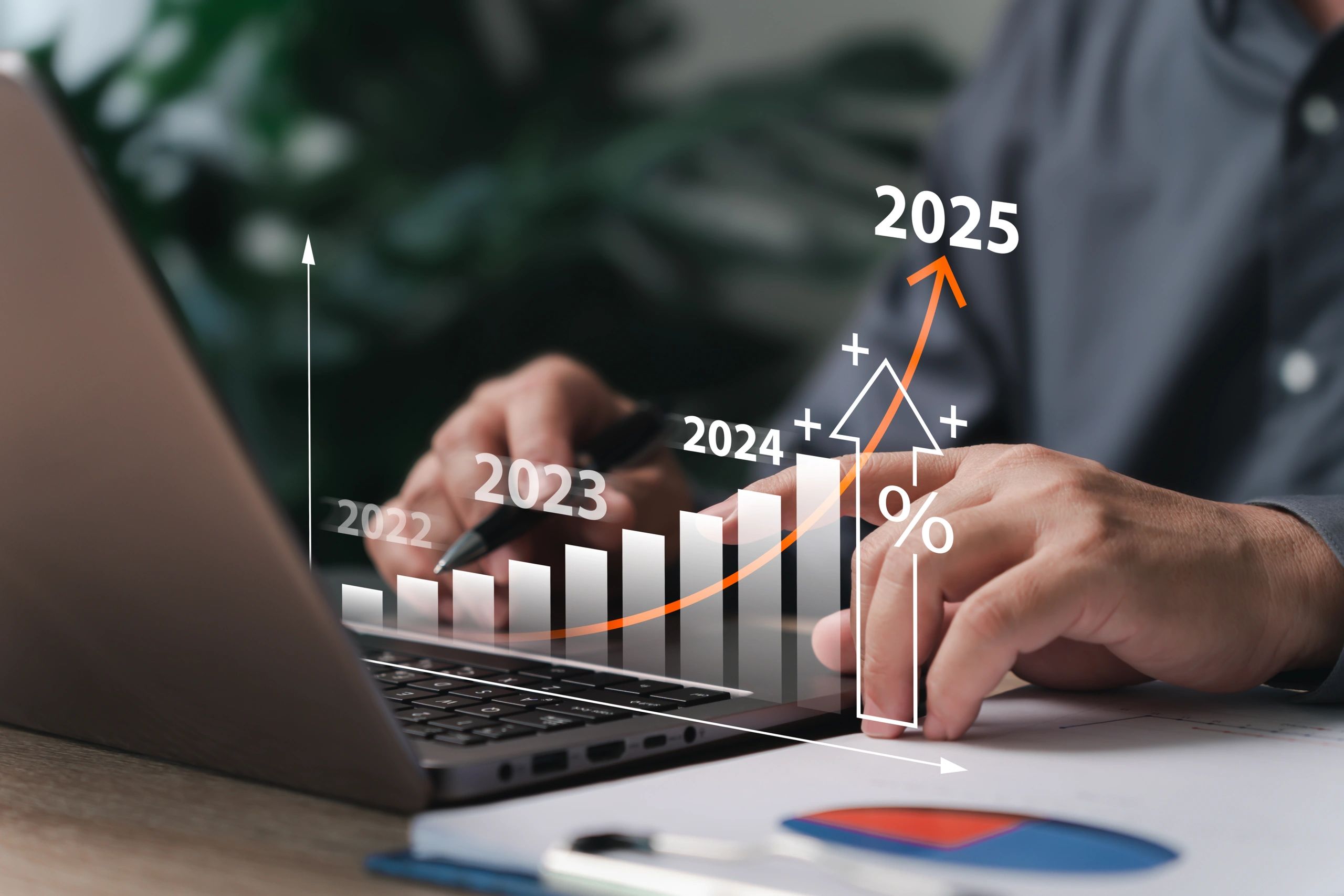 Financial growth chart